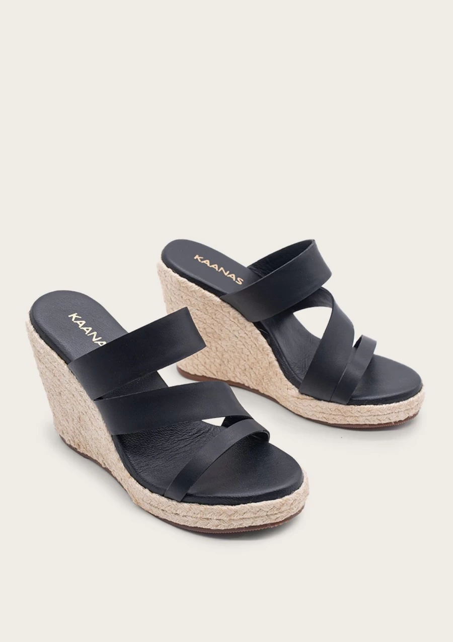 "KAANAS Monarch Black Women's Fashion Shoes"