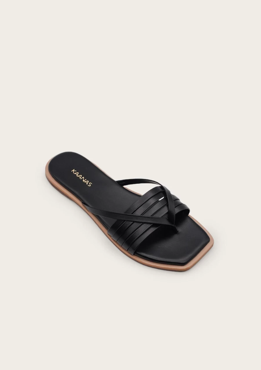 KAANAS Women's Makian Black Sneakers - Stylish & Comfortable Footwear
