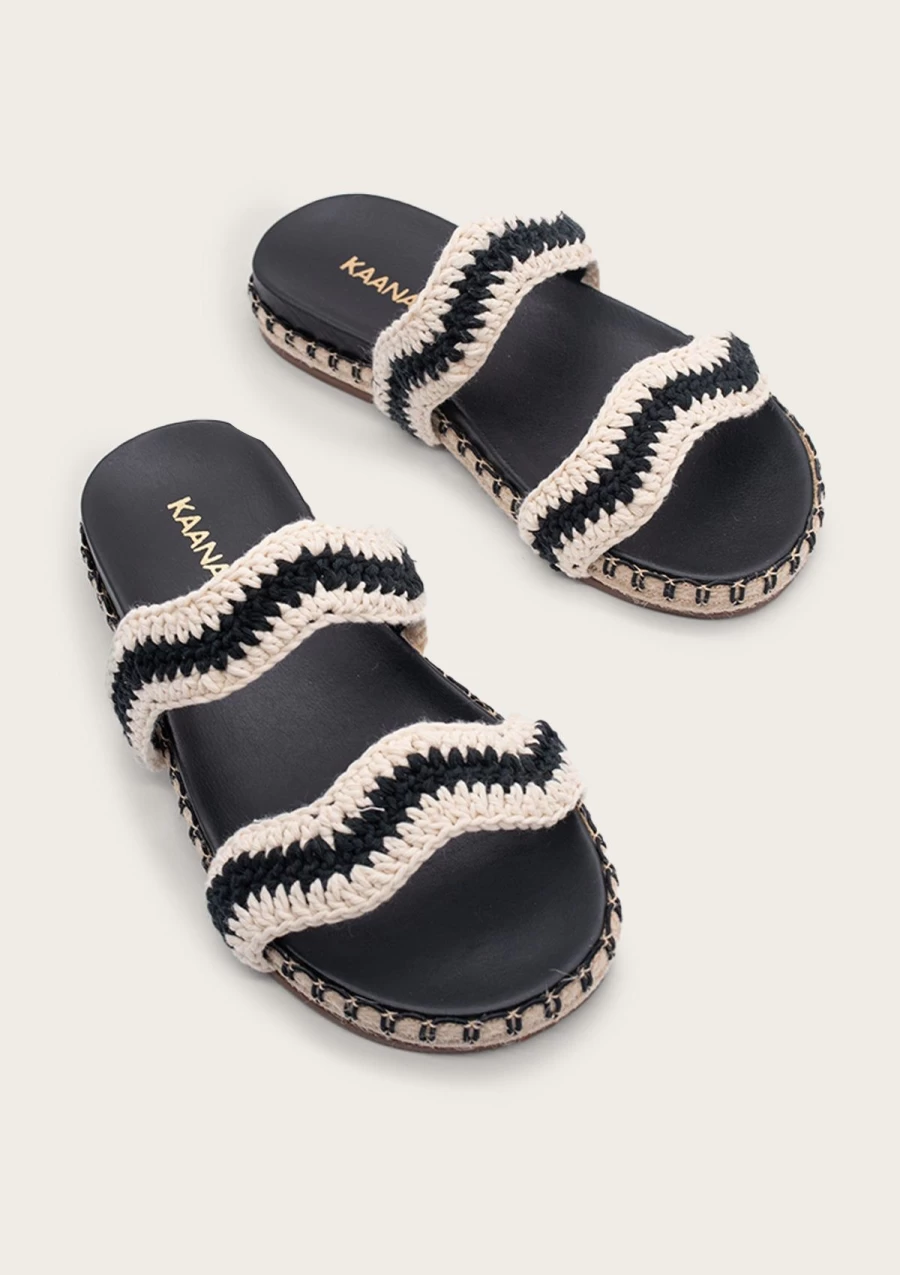 KAANAS Women's Leda Black Sneakers - Stylish & Comfortable Footwear