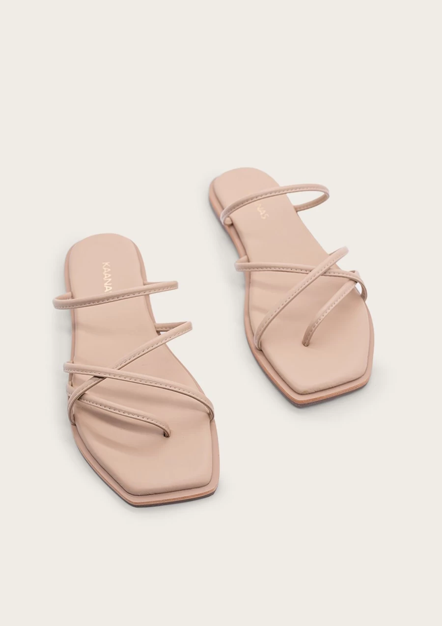 KAANAS Women's Kapok Beige Comfortable Casual Shoes